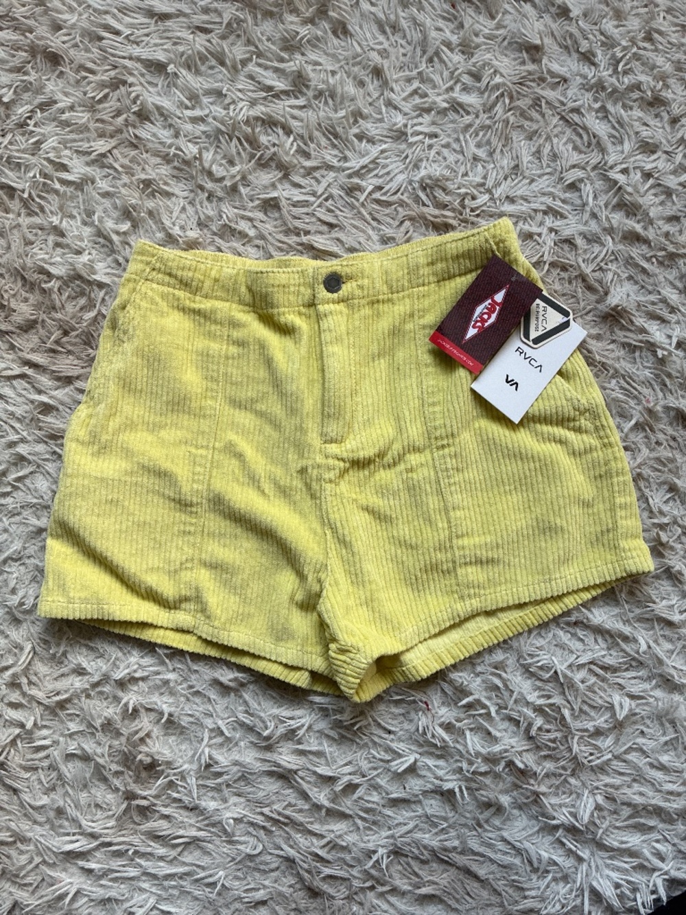 Butter Yellow RVCA Shorts From Jacks Size Medium